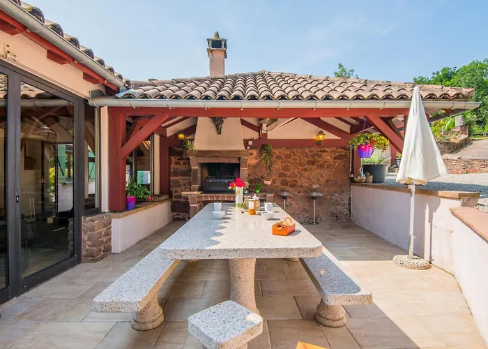Dom wakacyjny Les Roses D'angelina - Superbe Maison Avec Piscine Montlaur (Aveyron)